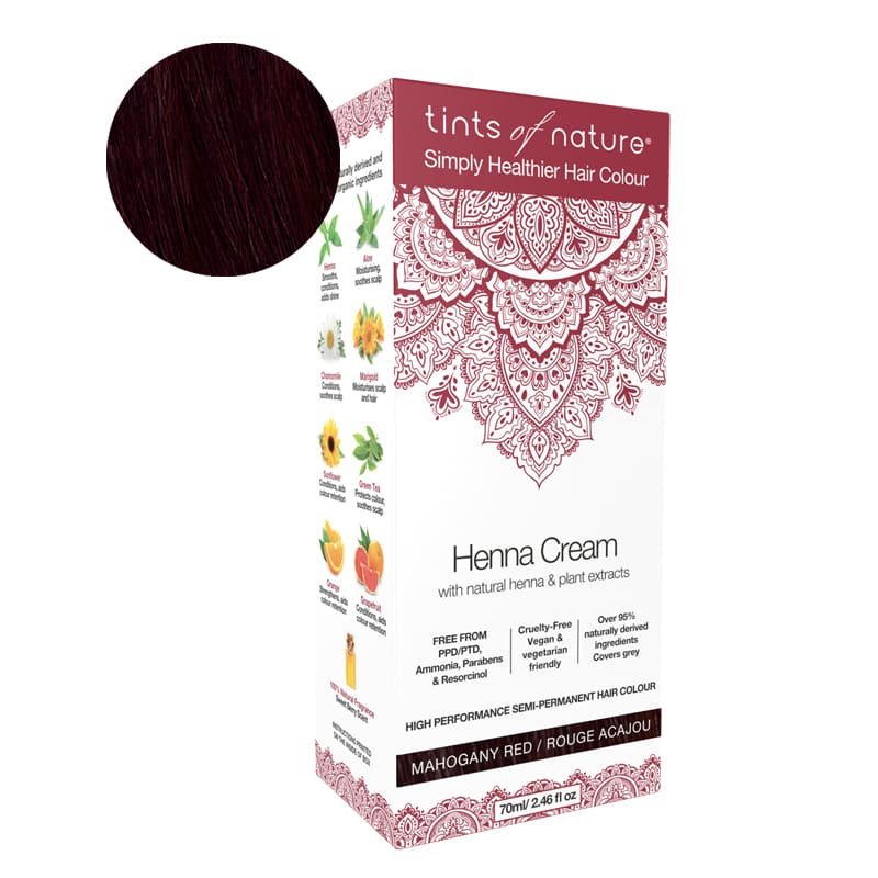 TINTS OF NATURE Henna Cream Mahogany Red 70 ml