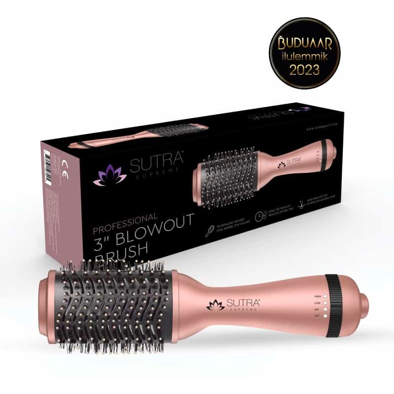 SUTRA Professional 3″ Blowout Brush Rose Gold