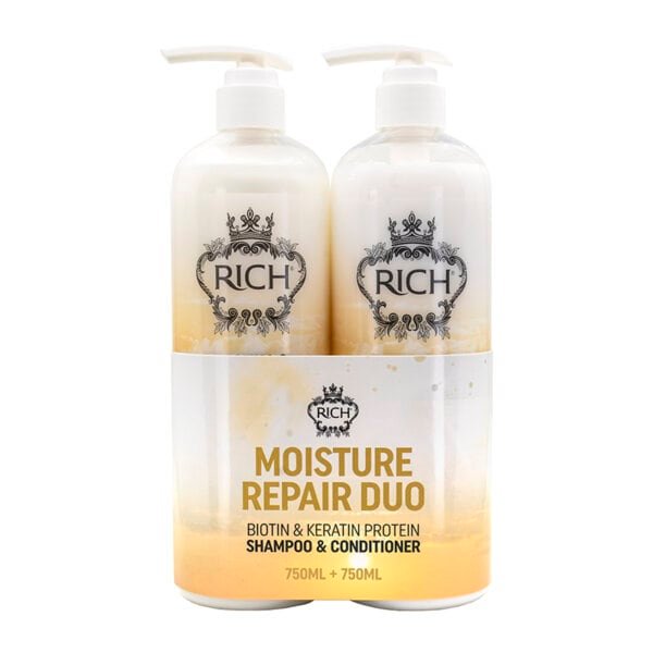 RICH Pure Luxury Moisture Repair Duo 750 ml + 750 ml ALL PRODUCTS