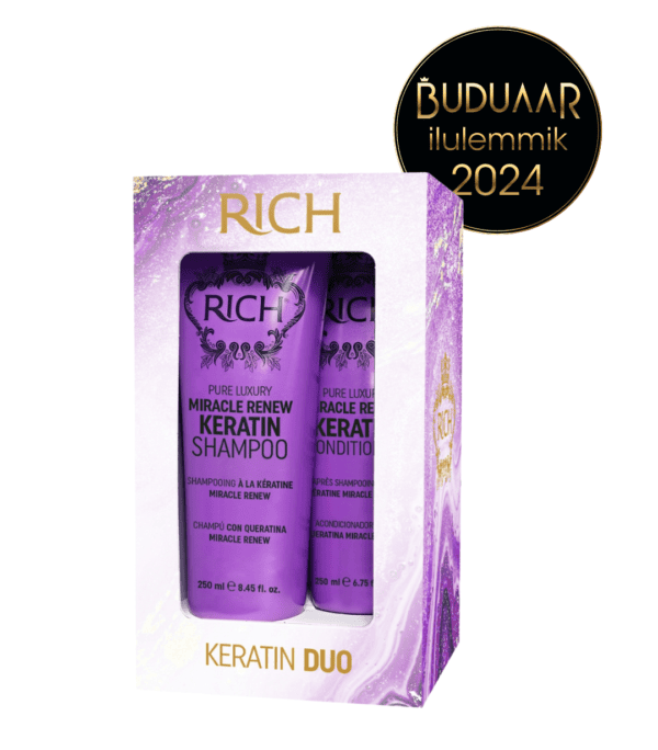 RICH Pure Luxury Keratin Duo 250+250 ml KOMPLEKTID