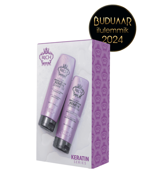 RICH Pure Luxury Miracle Renew Keratin Series 250+200 ml * KOMPLEKTID