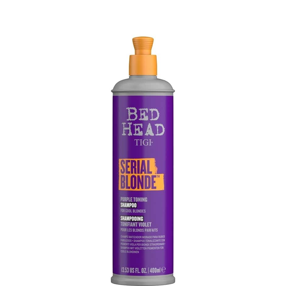 TIGI Bed Head Serial Blonde Purple Toning Shampoo 400 ml New