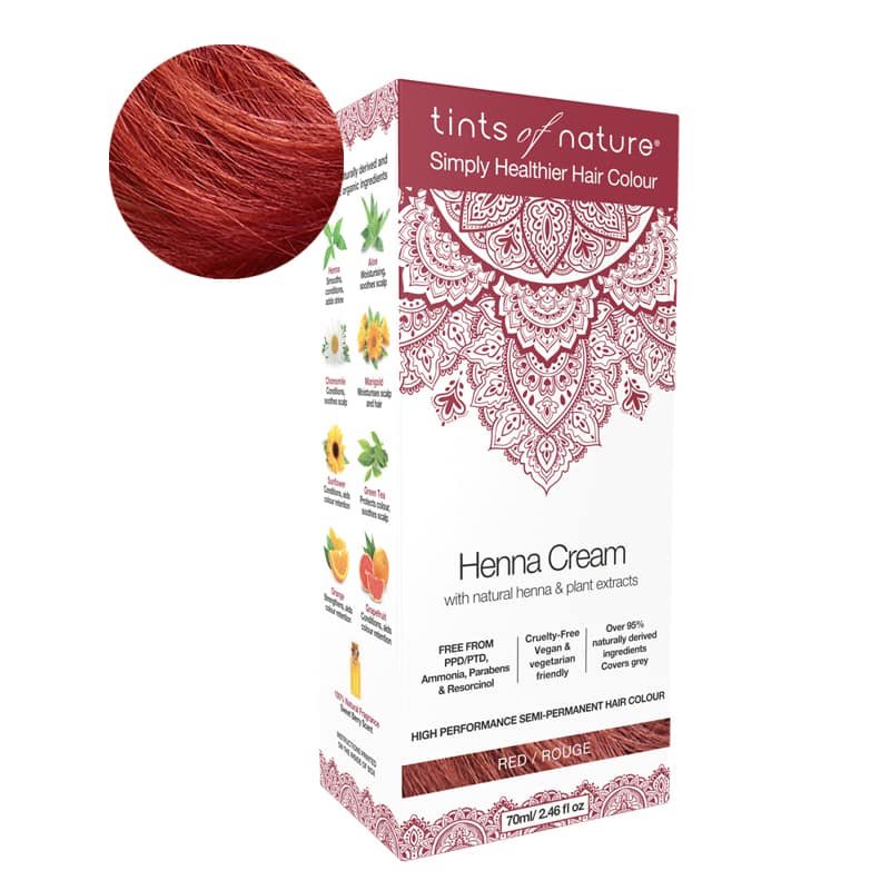 TINTS OF NATURE Henna Cream Red 70 ml