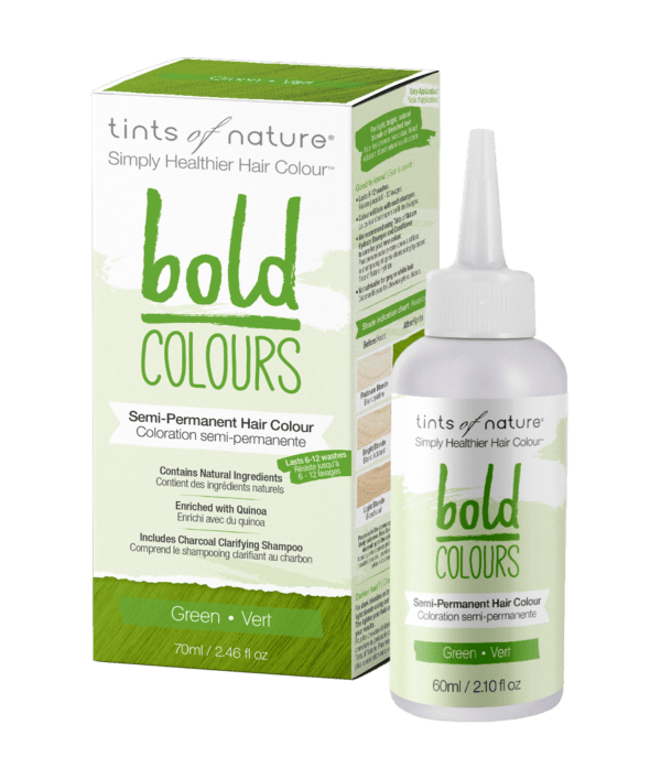 TINTS OF NATURE Bold Colours Green 70 ml POOLPÜSIVÄRVID