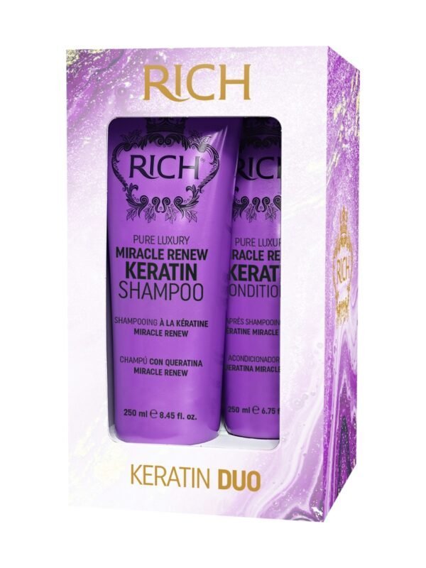 RICH Pure Luxury Keratin Duo 250+250 ml KOMPLEKTID