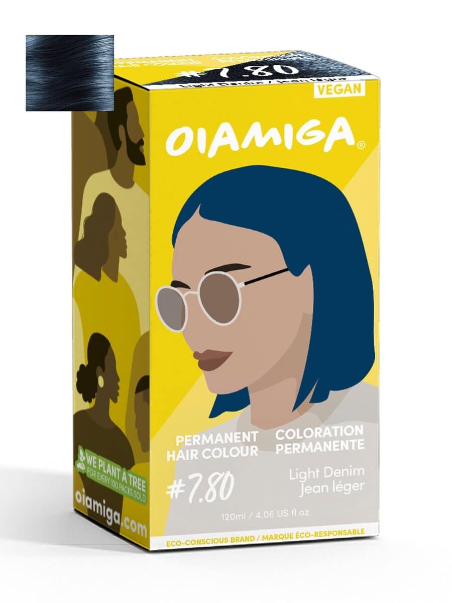 OIAMIGA Permanent Hair Colour Light Denim 120 ml