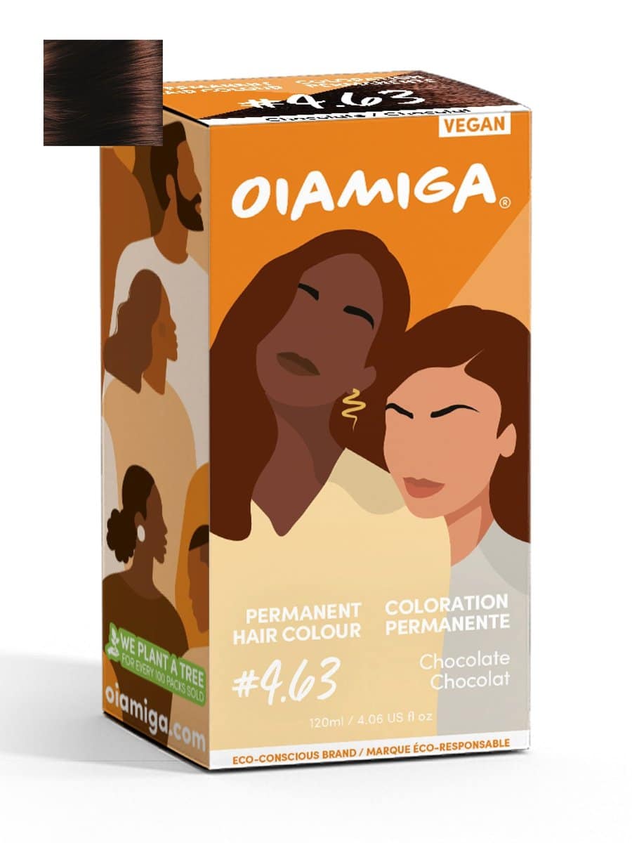 OIAMIGA Permanent Hair Colour Chocolate 120 ml